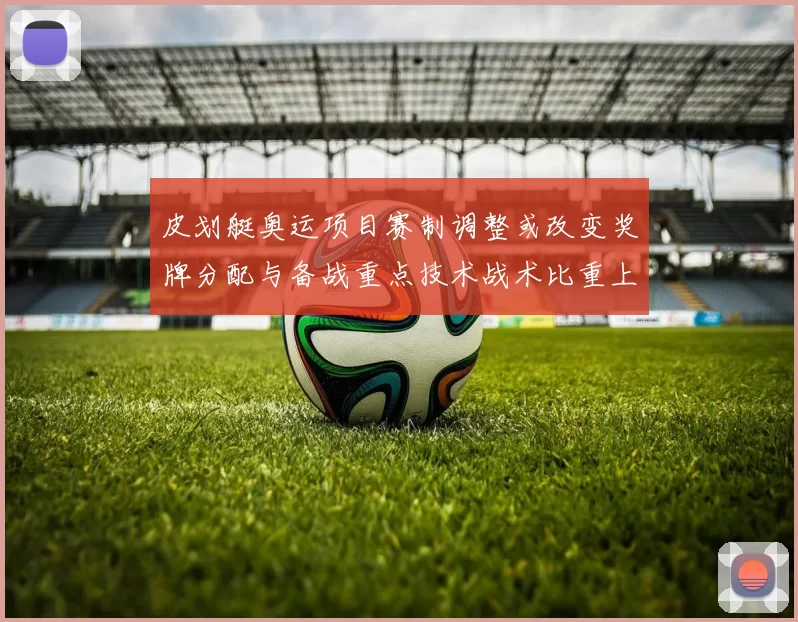 皮划艇奥运项目赛制调整或改变奖牌分配与备战重点技术战术比重上升